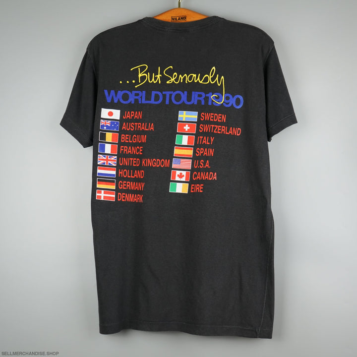 Vintage 1990 Phil Collins t-shirt world tour