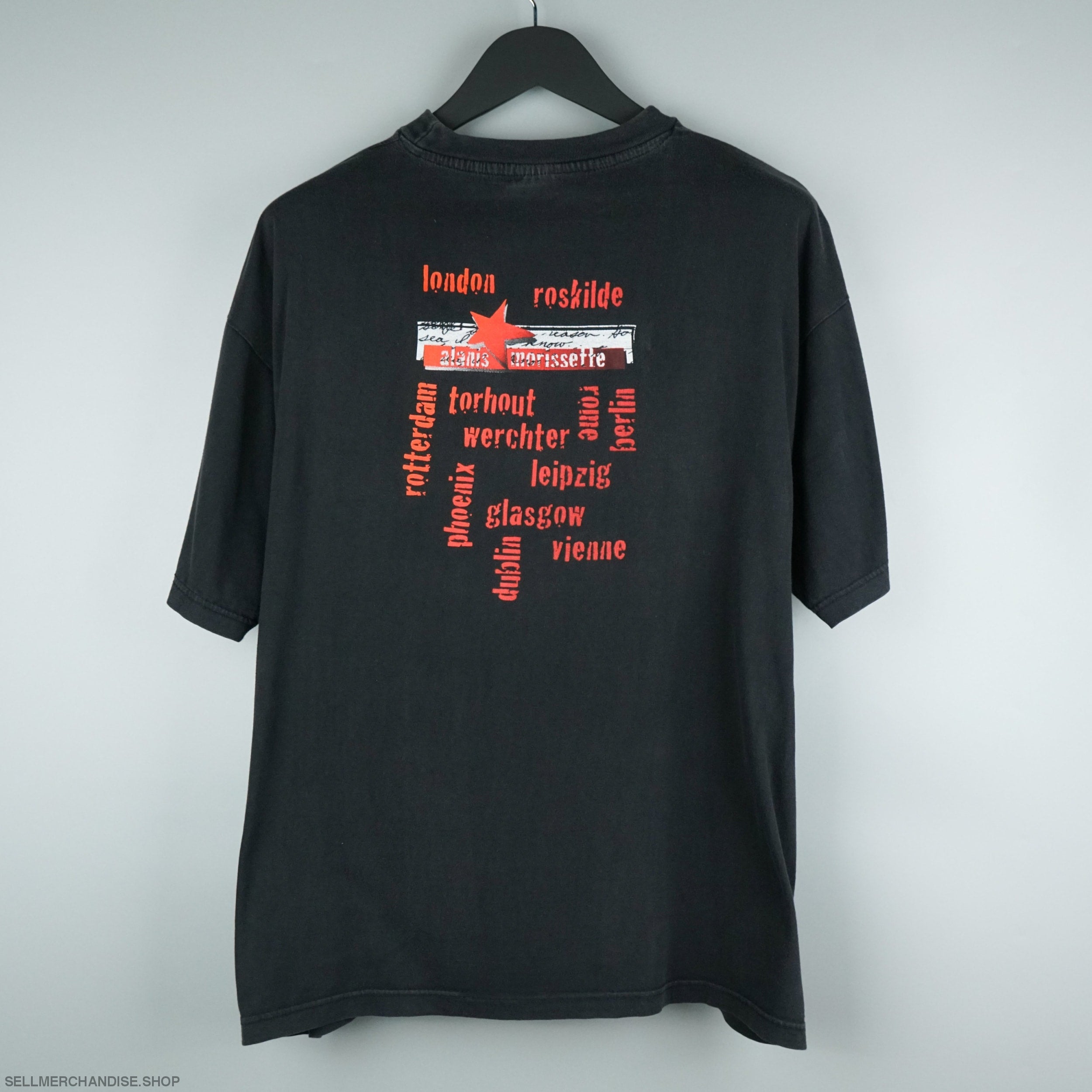 vintage 1990s Alanis Morissette t shirt 90s tour | SellMerchandise