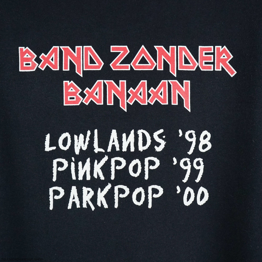1990s band zonder banaan t shirt