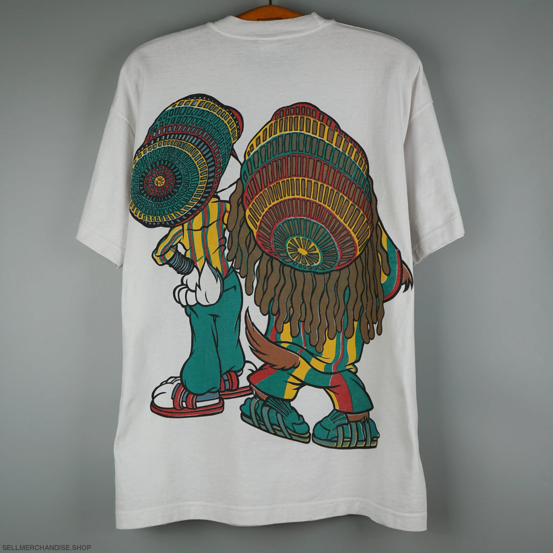 Vintage 1990s Bugs Bunny & Taz Rasta t-shirt