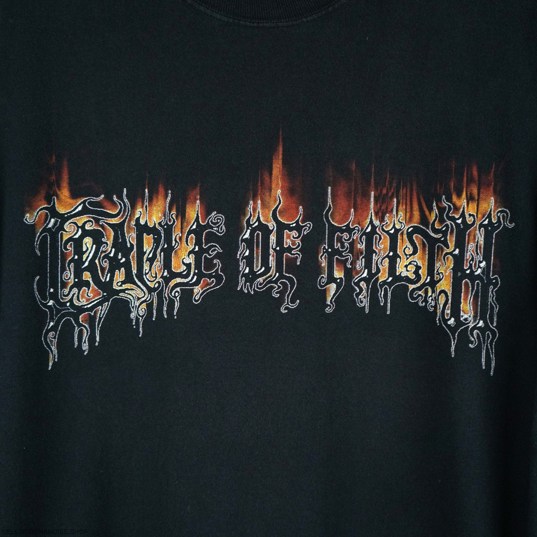 1990s Cradle Of Filth t shirt Black Metal
