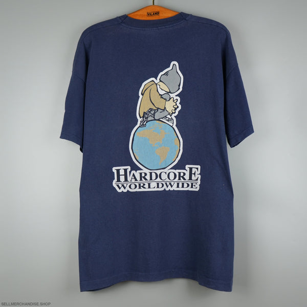 Vintage 1990s Hardcore Worldwide t-shirt
