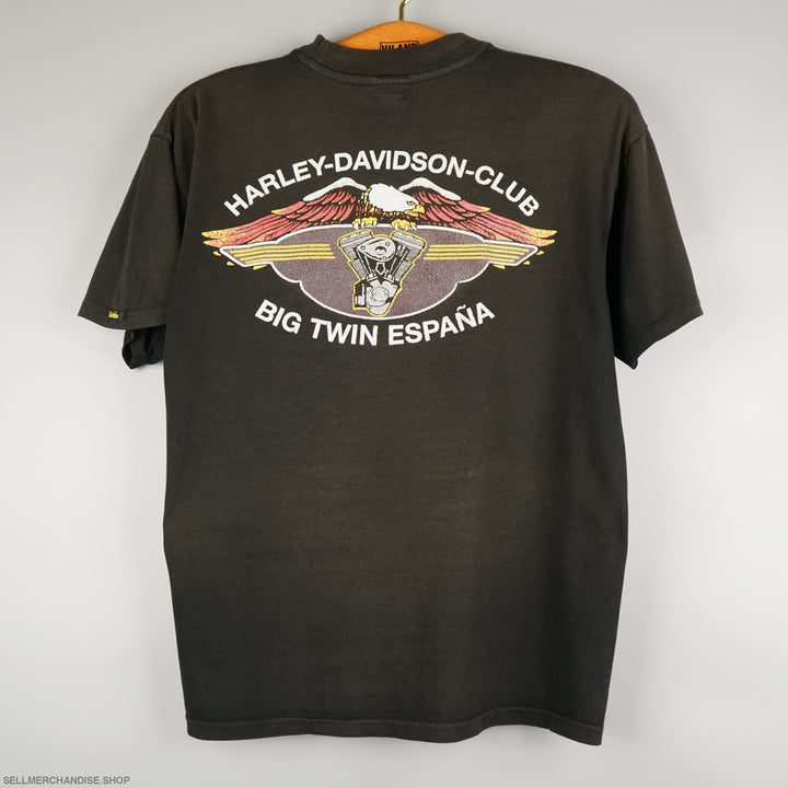 Vintage 1990s Harley Davidson Big Twin Espana t-shirt