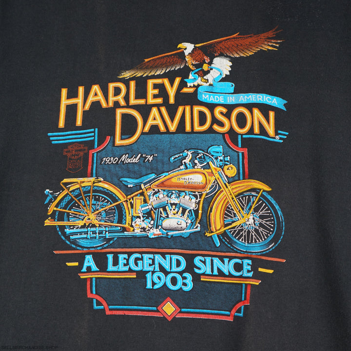 Vintage 1990s Harley Davidson t-shirt A legend since 1903