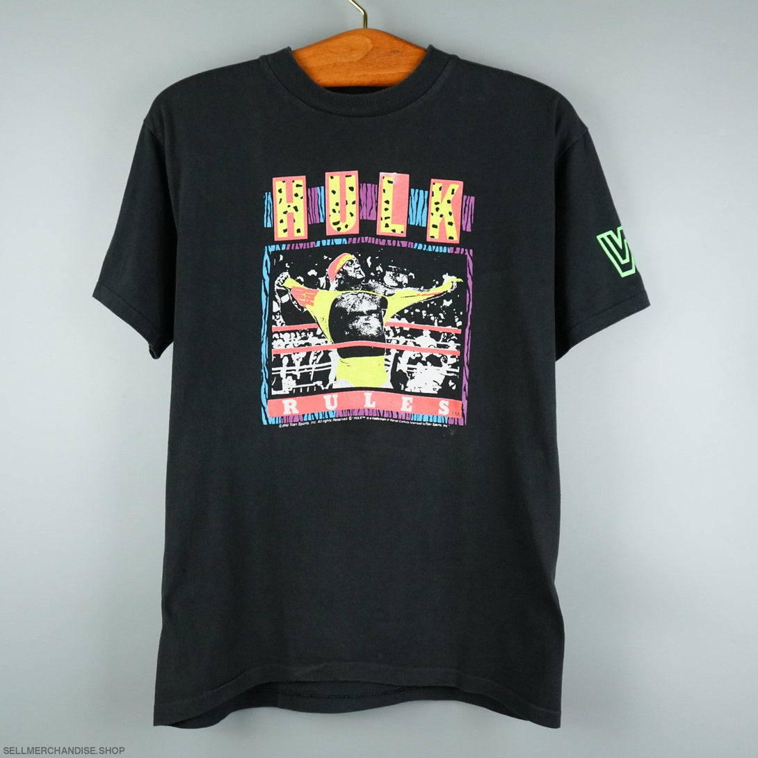 1990s Hulk Hogan WWF t shirt Single Stitch