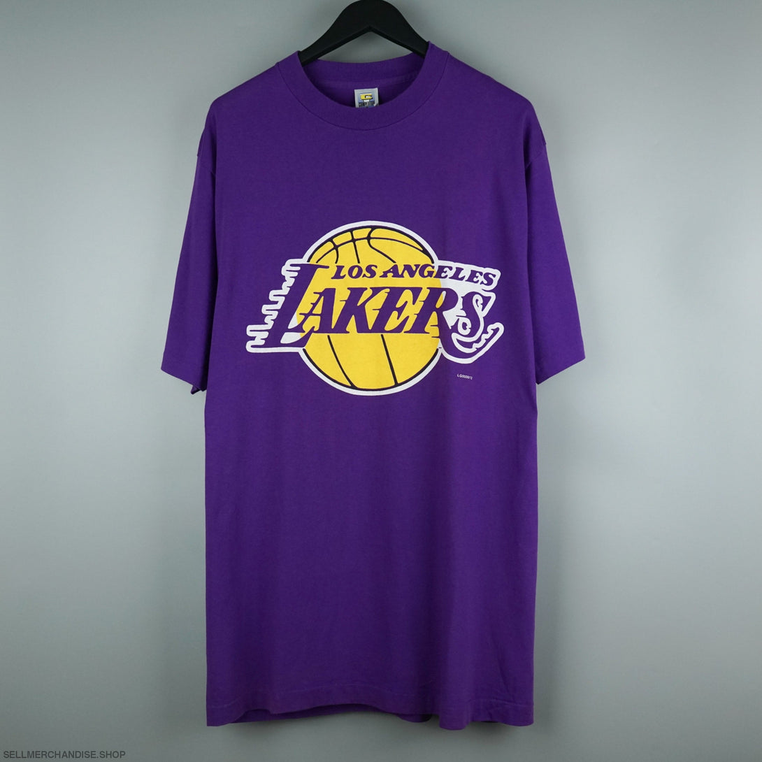 1990s Lakers t shirt Single Stitch
