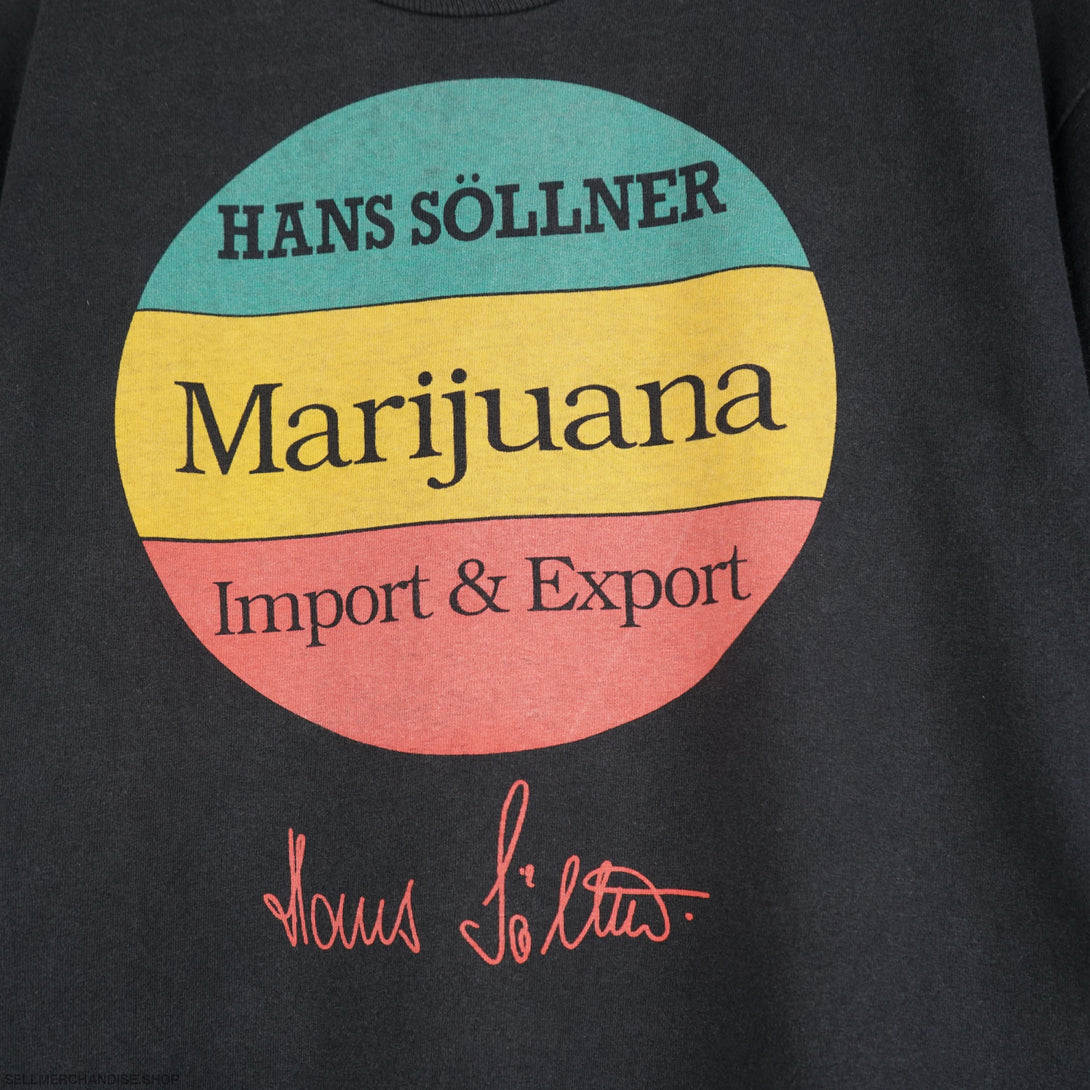 Vintage 1990s Marijuana 1mport&3xport t-shirt Weed