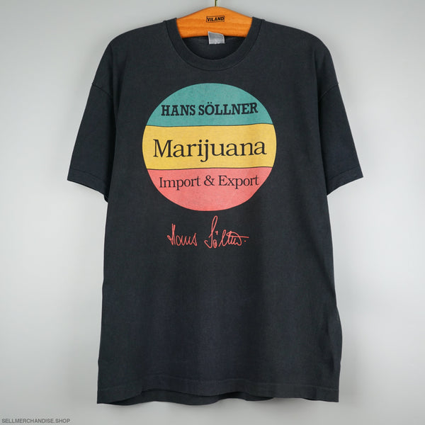 Vintage 1990s Marijuana 1mport&3xport t-shirt Weed