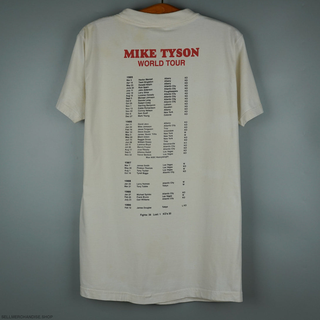 1990s Mike Tyson Rap tee 90s World Tour