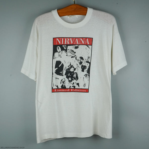 1990s Nirvana t shirt Limited Edition tour shirt