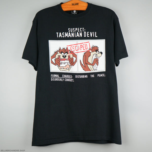 Vintage 1990s Tasmanian Devil Taz Escaped t-shirt