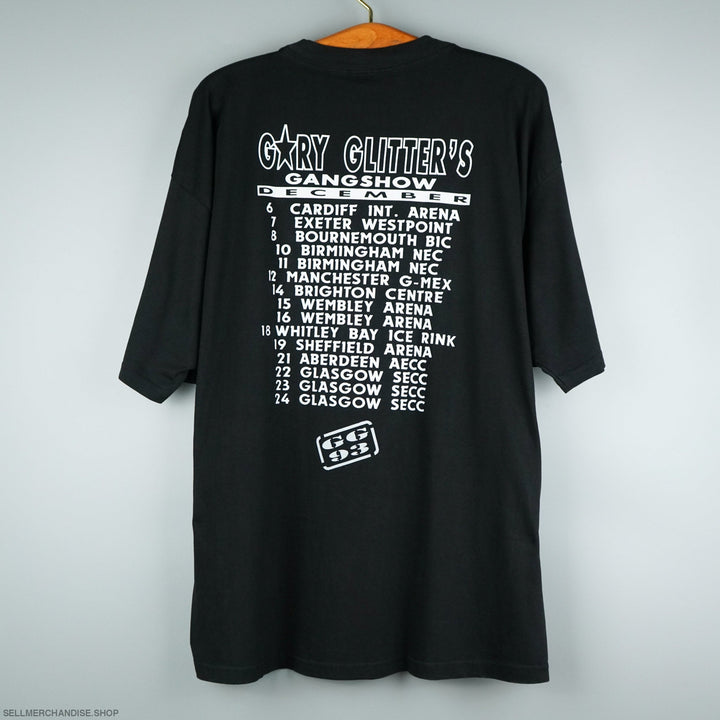 1992 Gary Glitter t shirt 92 tour