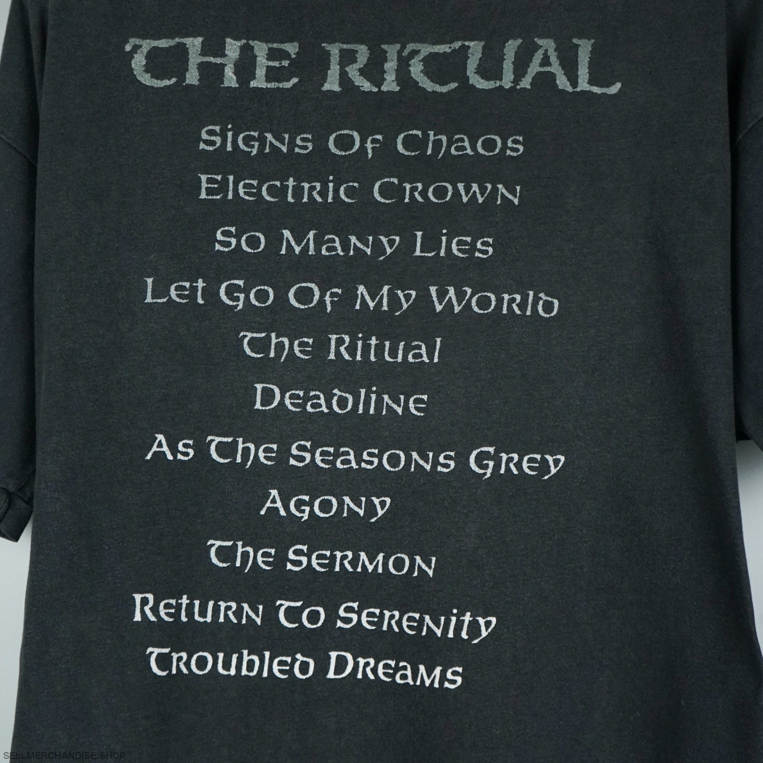 vintage 1992 Testament t-shirt The Ritual Tour | SellMerchandise