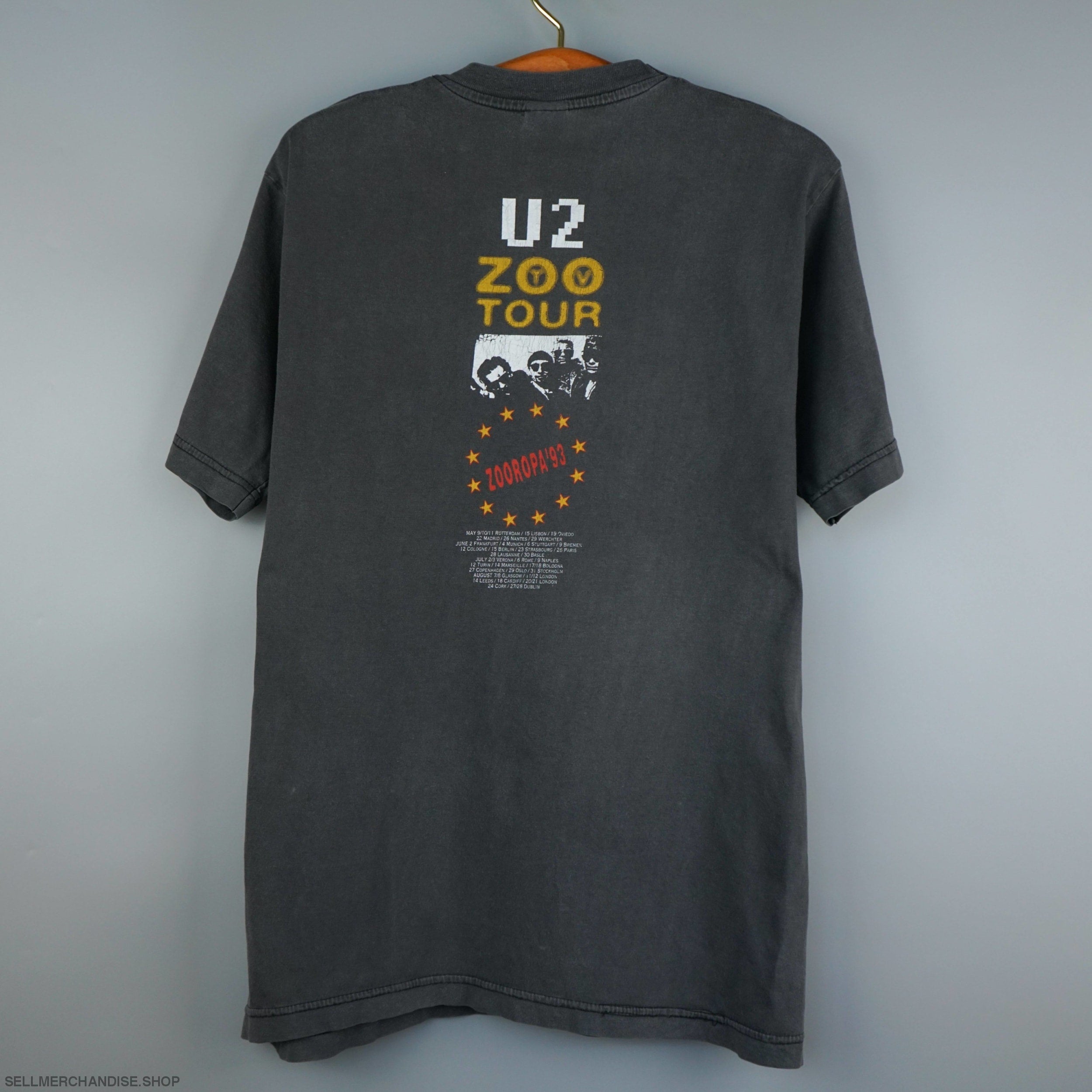 vintage 1993 u2 t shirt Zoo tour | SellMerchandise