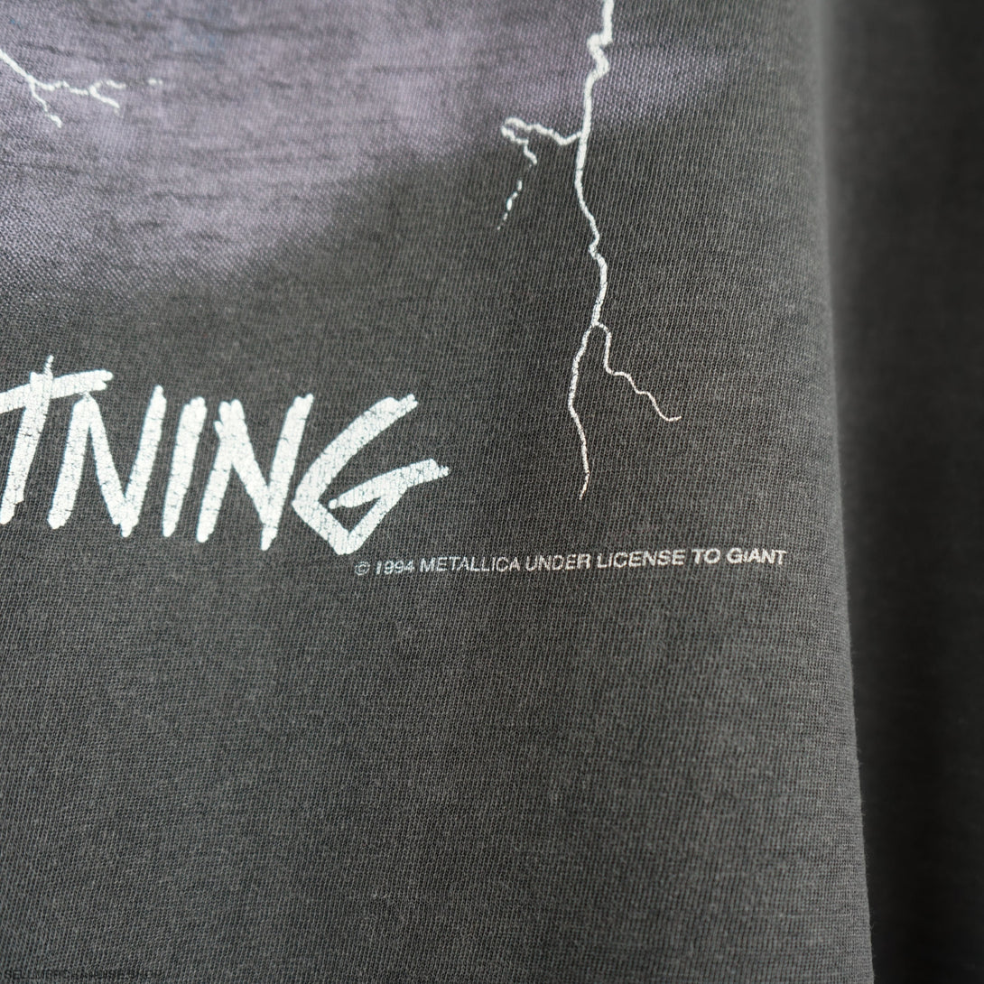 Vintage 1994 Metallica T-shirt Ride The Lightning Thrashed
