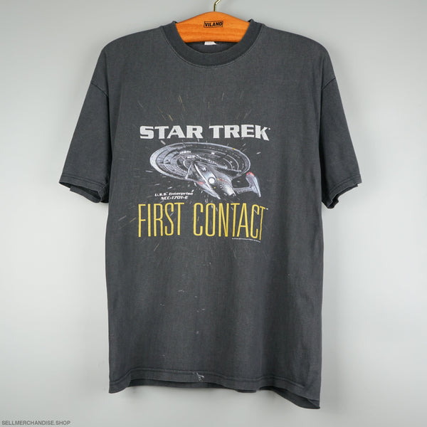 Vintage 1995 Star Trek First Contact t-shirt Faded