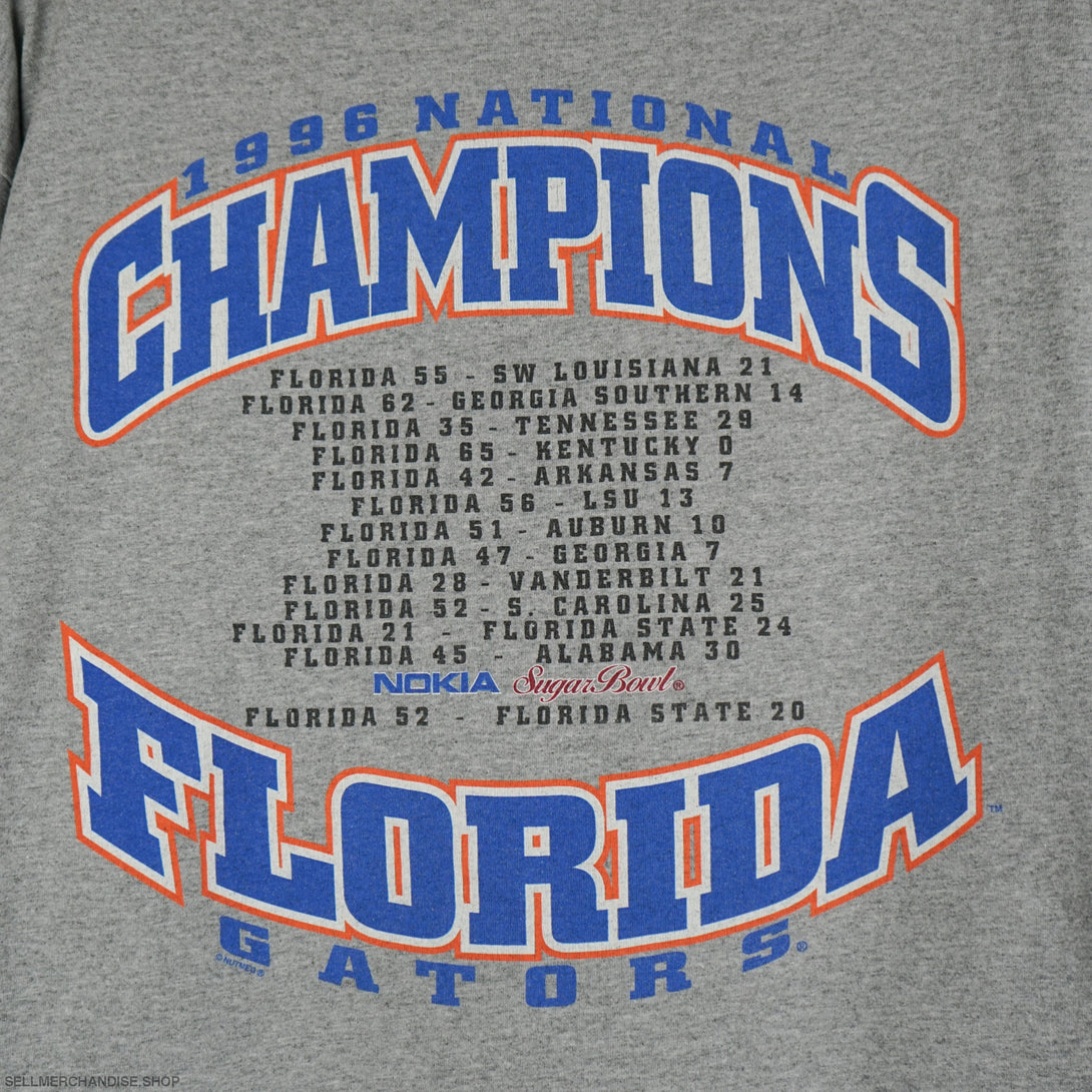 Vintage 1996 Florida Gators National Champions t-shirt