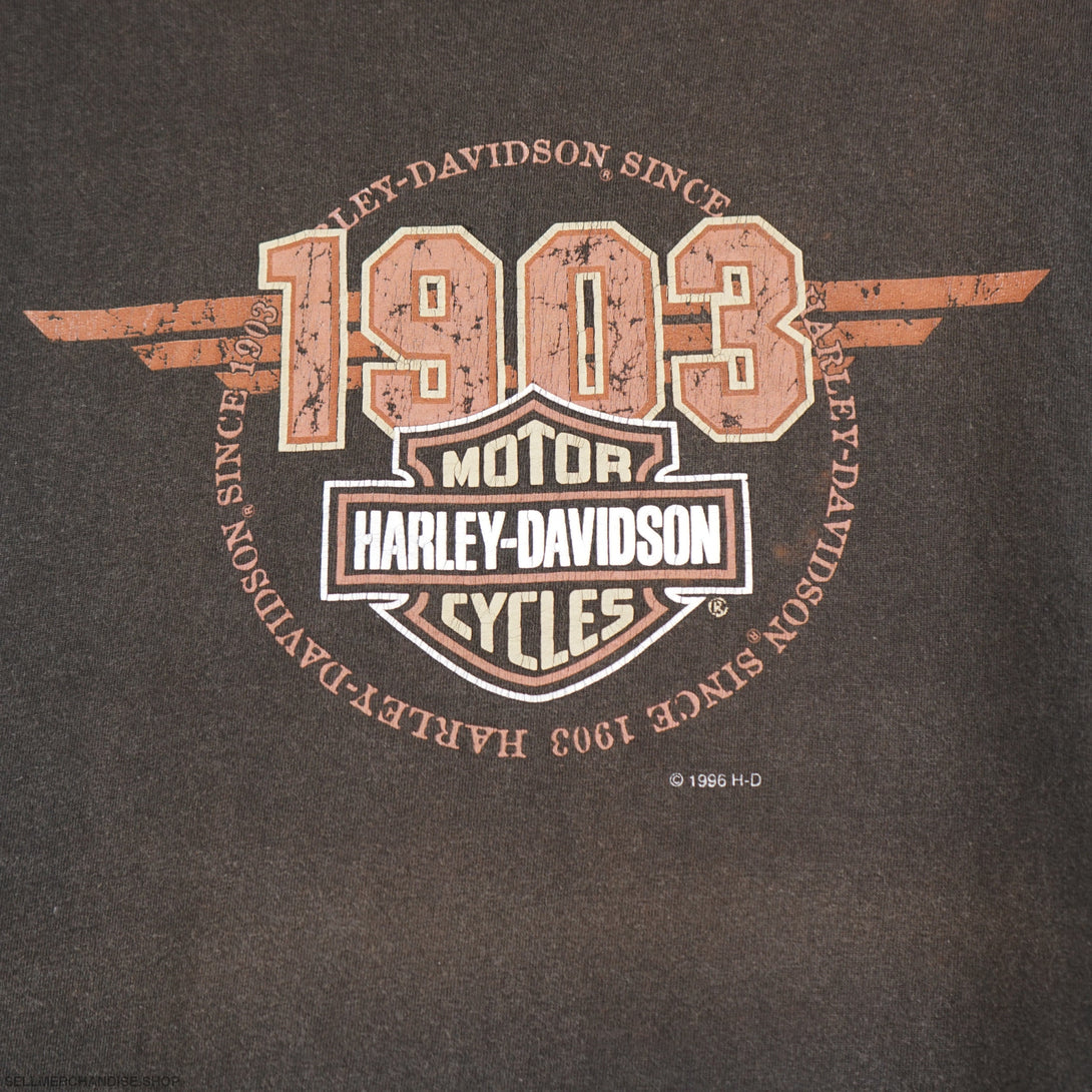 Vintage 1996 Harley-Davidson t-shirt est 1903