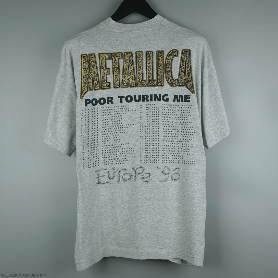 1996 Metallica T-shirt Poor Tooring Me