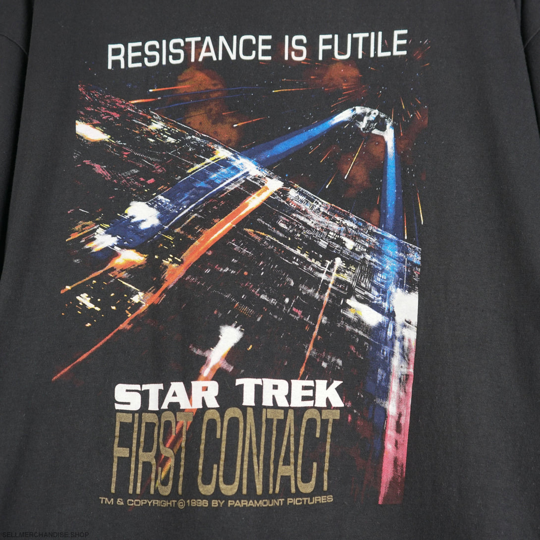Vintage 1996 Star Trek: First Contact t-shirt