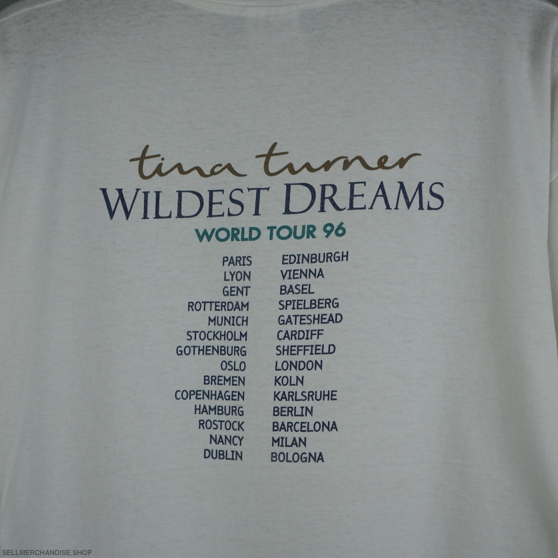 1996 Tina Turner Wildest Dreams tour tee