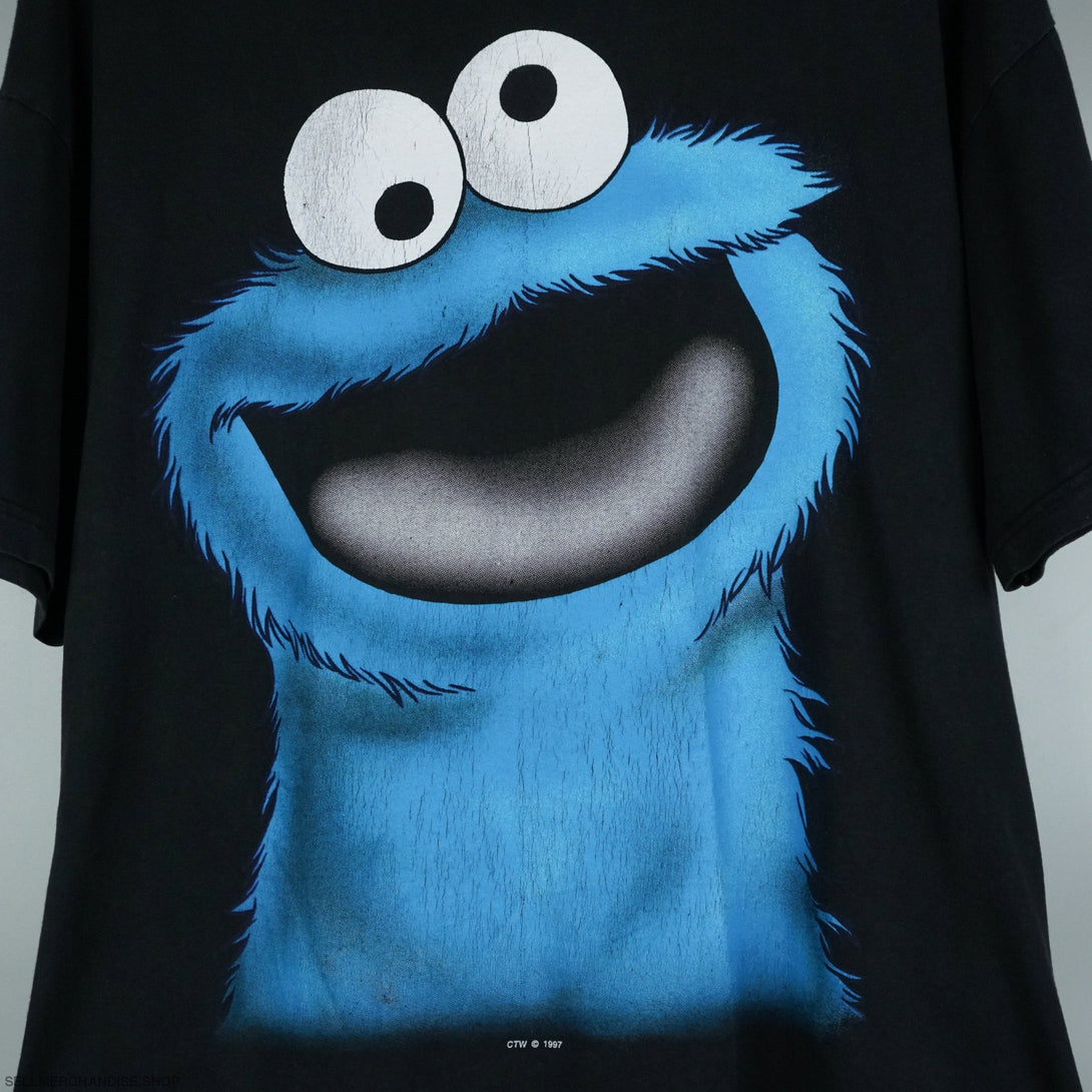 1997 Elmo Cookie Monster t-shirt Jim Henson