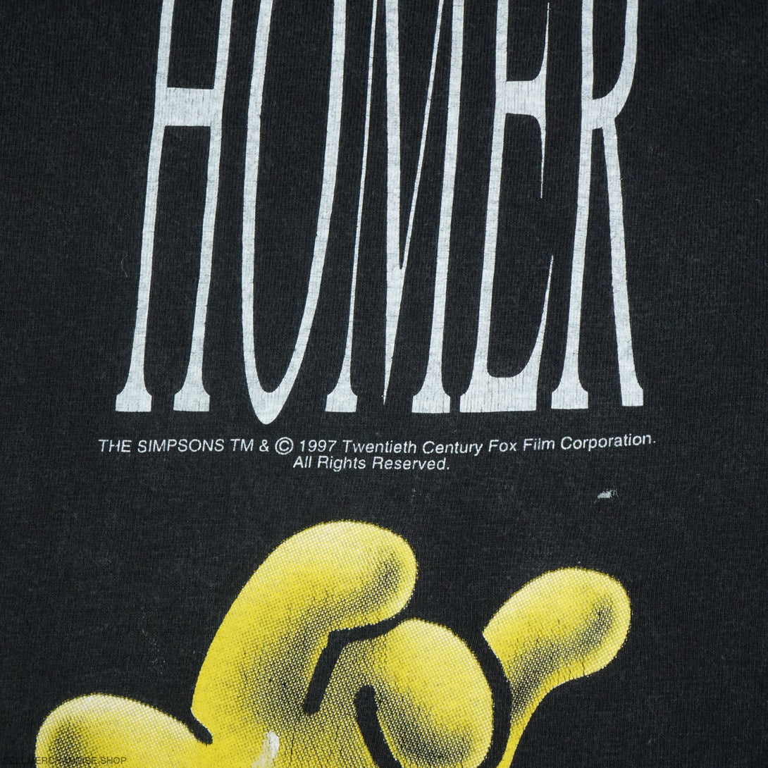 1997 Homer Simpson Big Print t-shirt