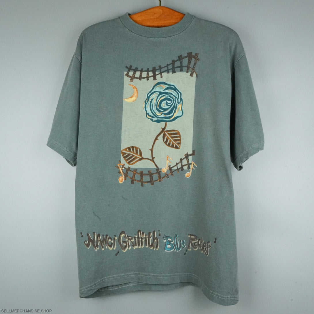 1997 Nanci Griffith t-shirt Blue Roses from the Moons