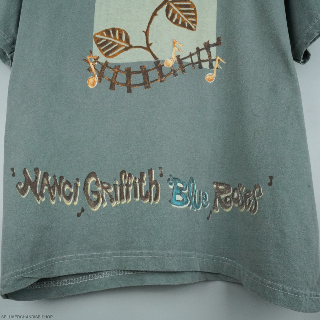 1997 Nanci Griffith t-shirt Blue Roses from the Moons
