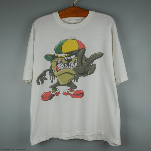 Vintage 1997 TAZ x Bob Marley t-shirt