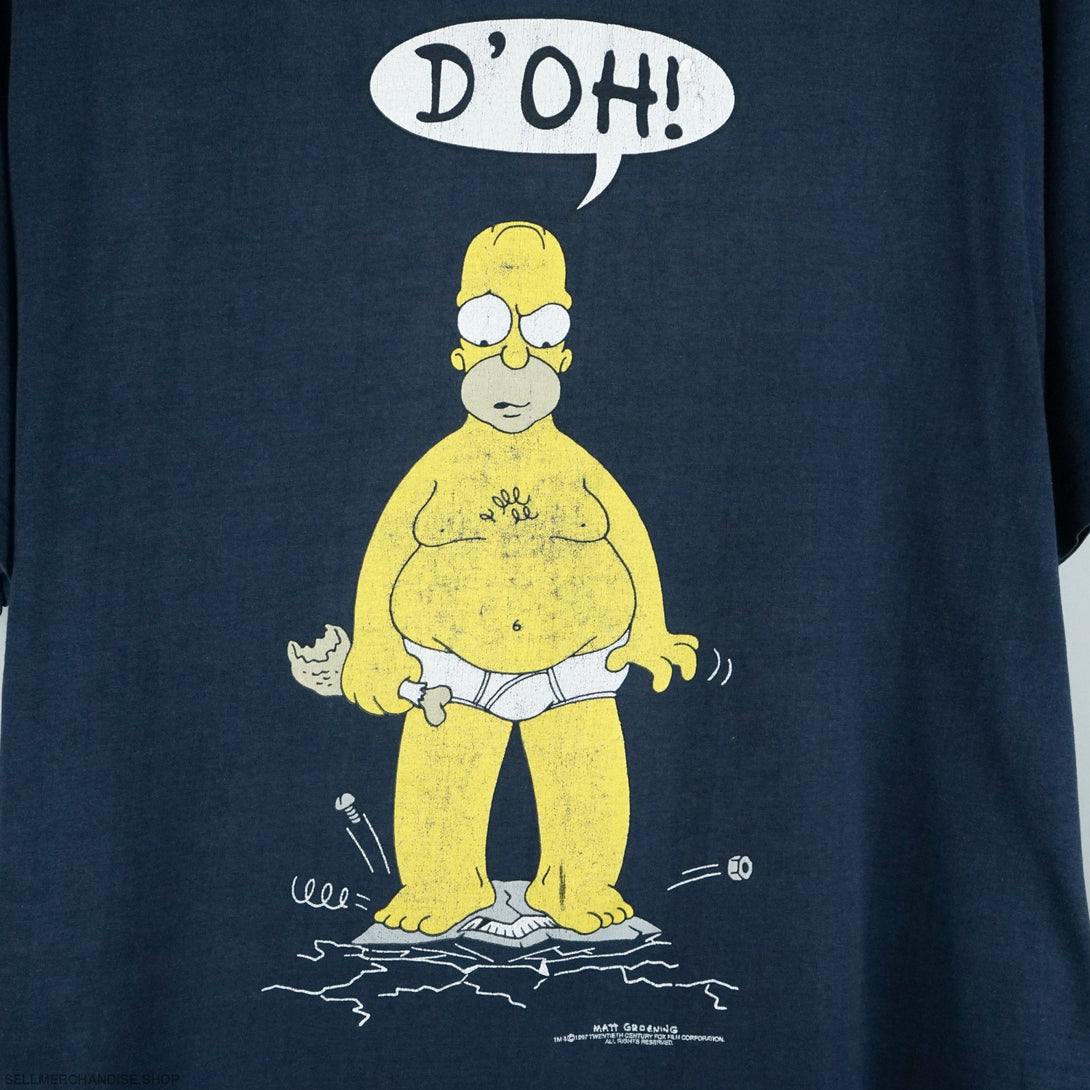 1997 the simpsons t shirt