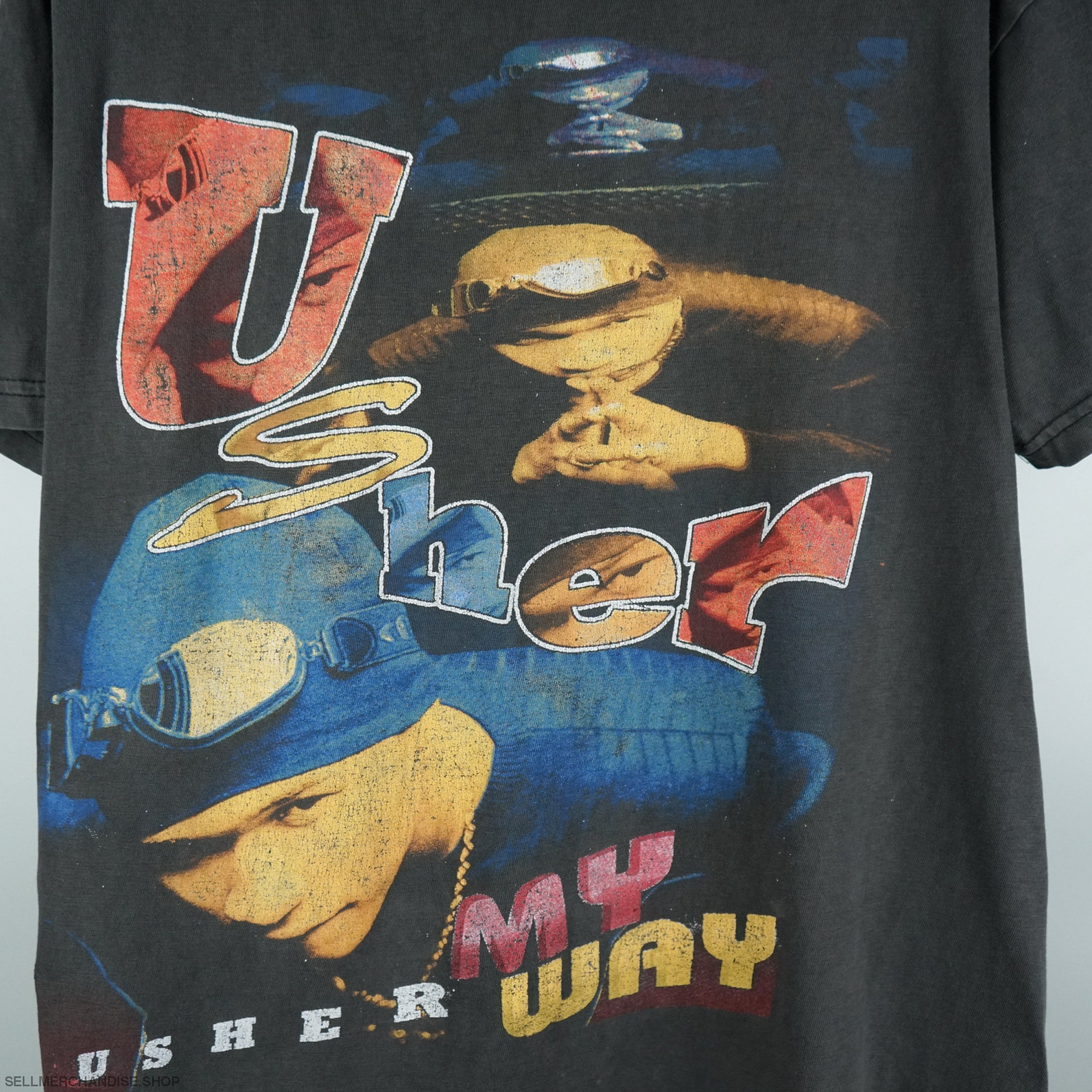 vintage 1997 Usher My Way Rap Tee | SellMerchandise
