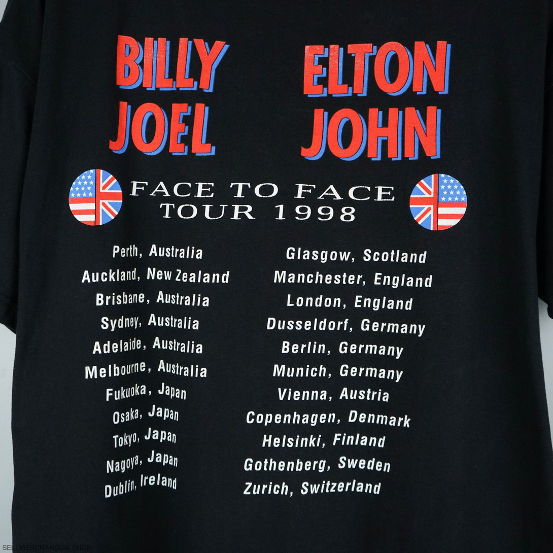 1998 Elton John & Billy Joel t shirt