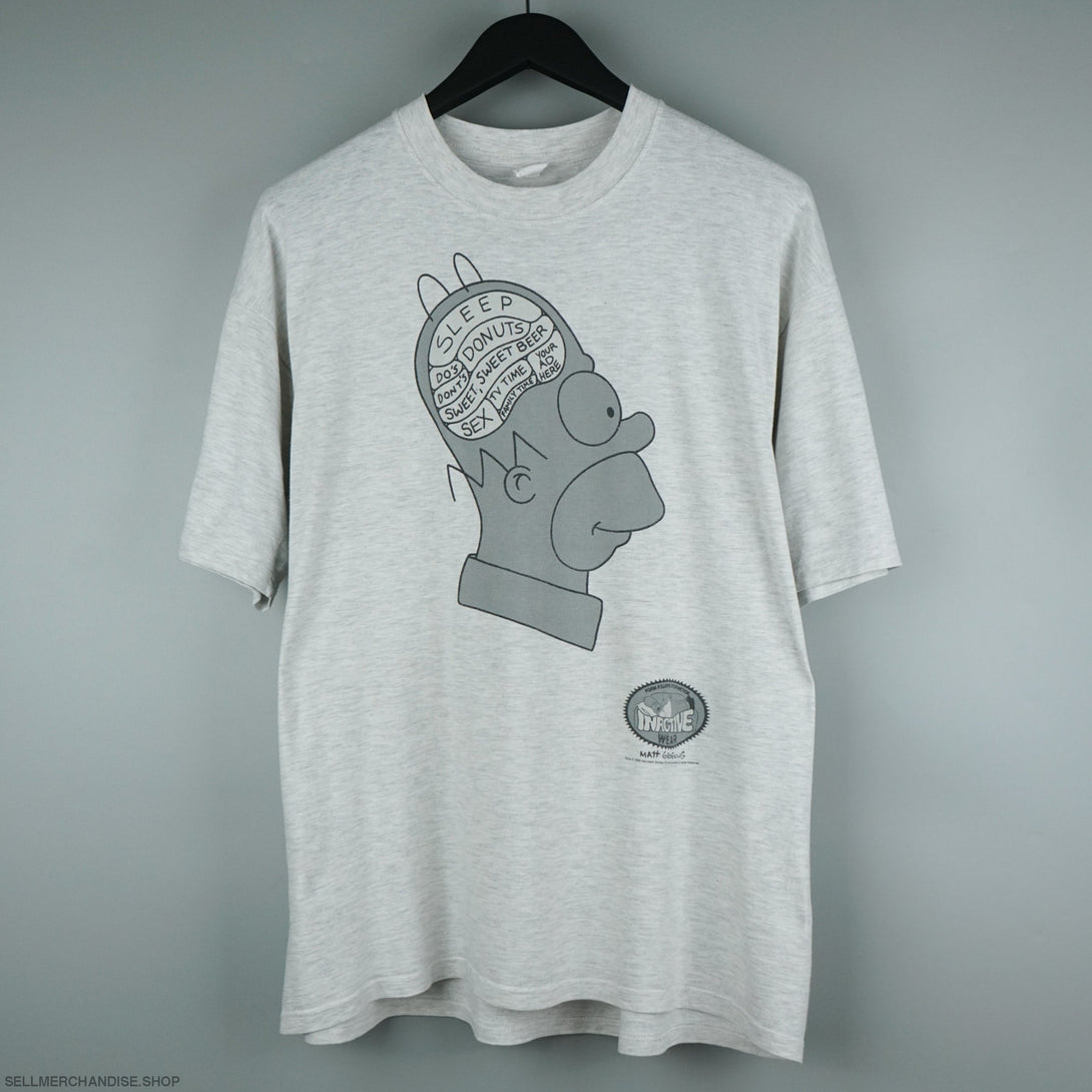 1998 Homer Simpson Brain t-shirt
