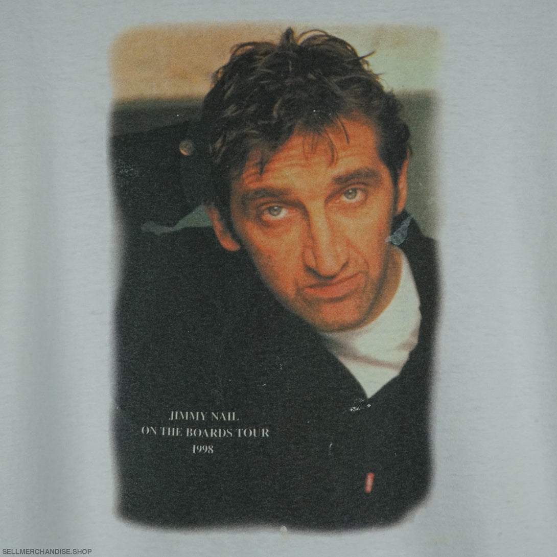 Vintage 1998 Jimmy Nail t-shirt On The Boards Tour