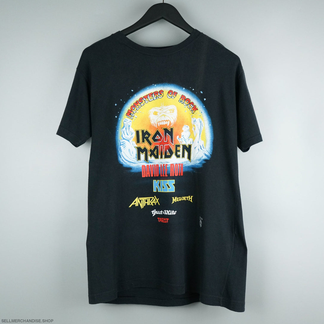 anthrax monsters of rock vintage 1998 Monsters of Rock fest t-shirt Iron Maiden Anthrax
