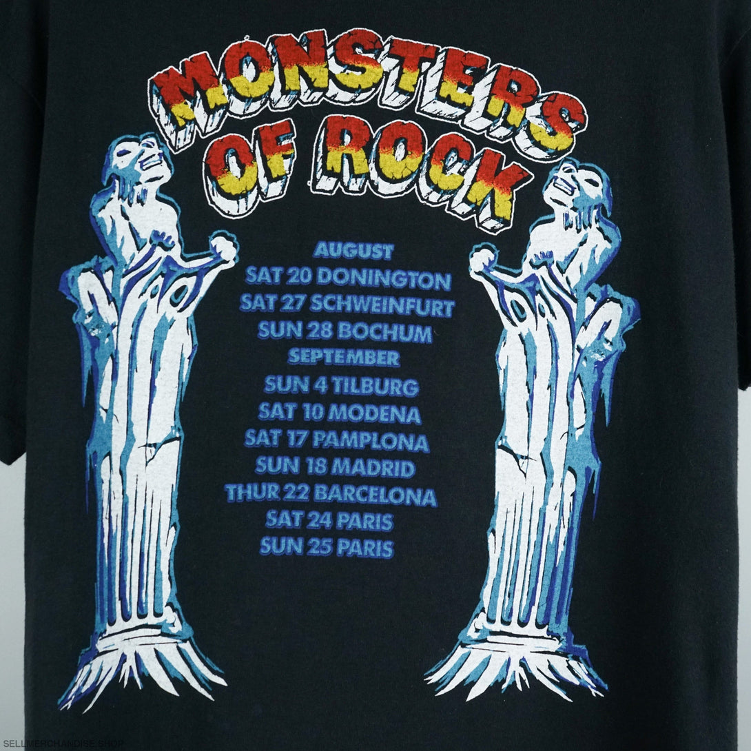 1998 Monsters of Rock fest t-shirt Iron Maiden Anthrax