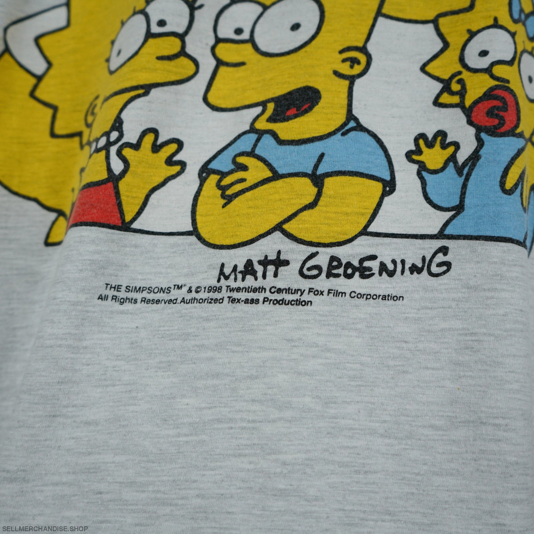 1998 Simpsons Family t-shirt
