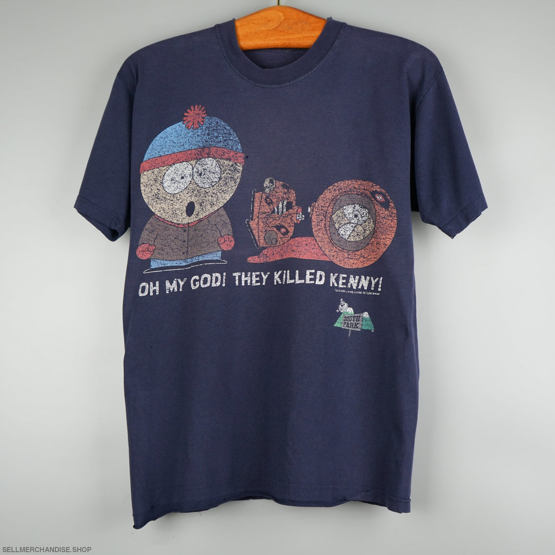Vintage 1998 South Park The Killed Kenny t-shirt Thrashed