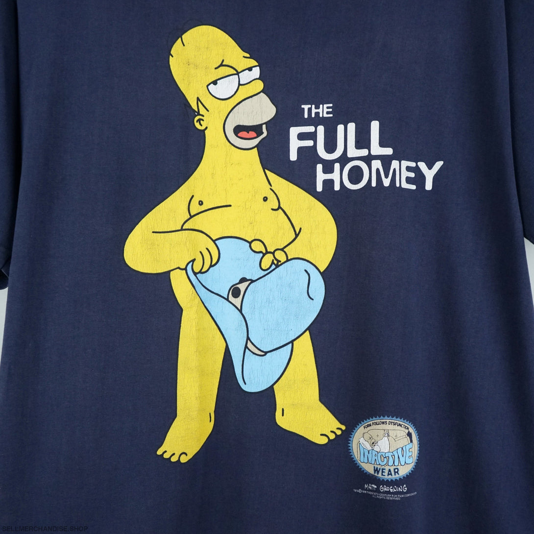 1998 The Full Homey t shirt Homer Simpson