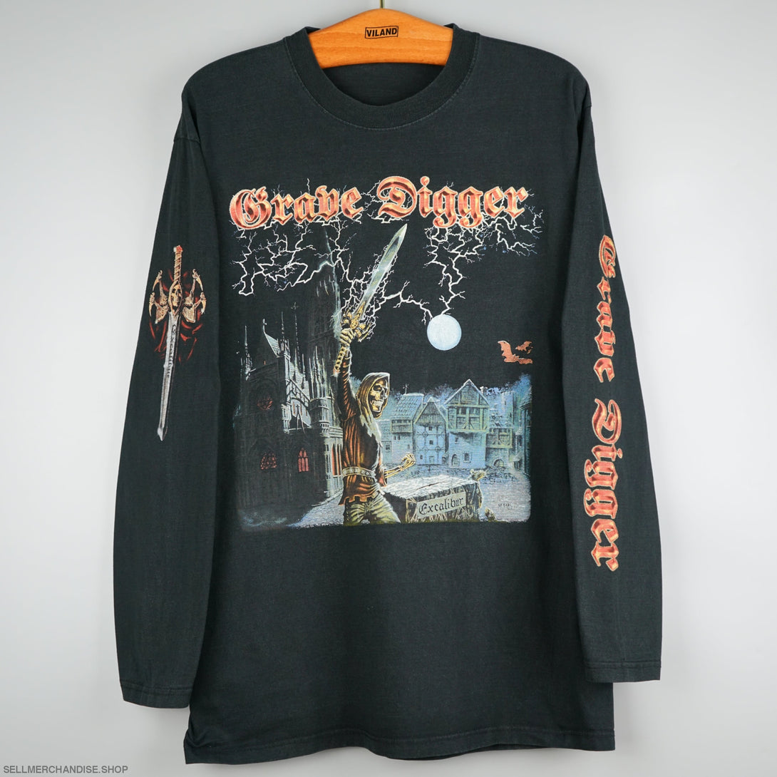 Vintage 1999 Grave Digger t-shirt Excalibur album
