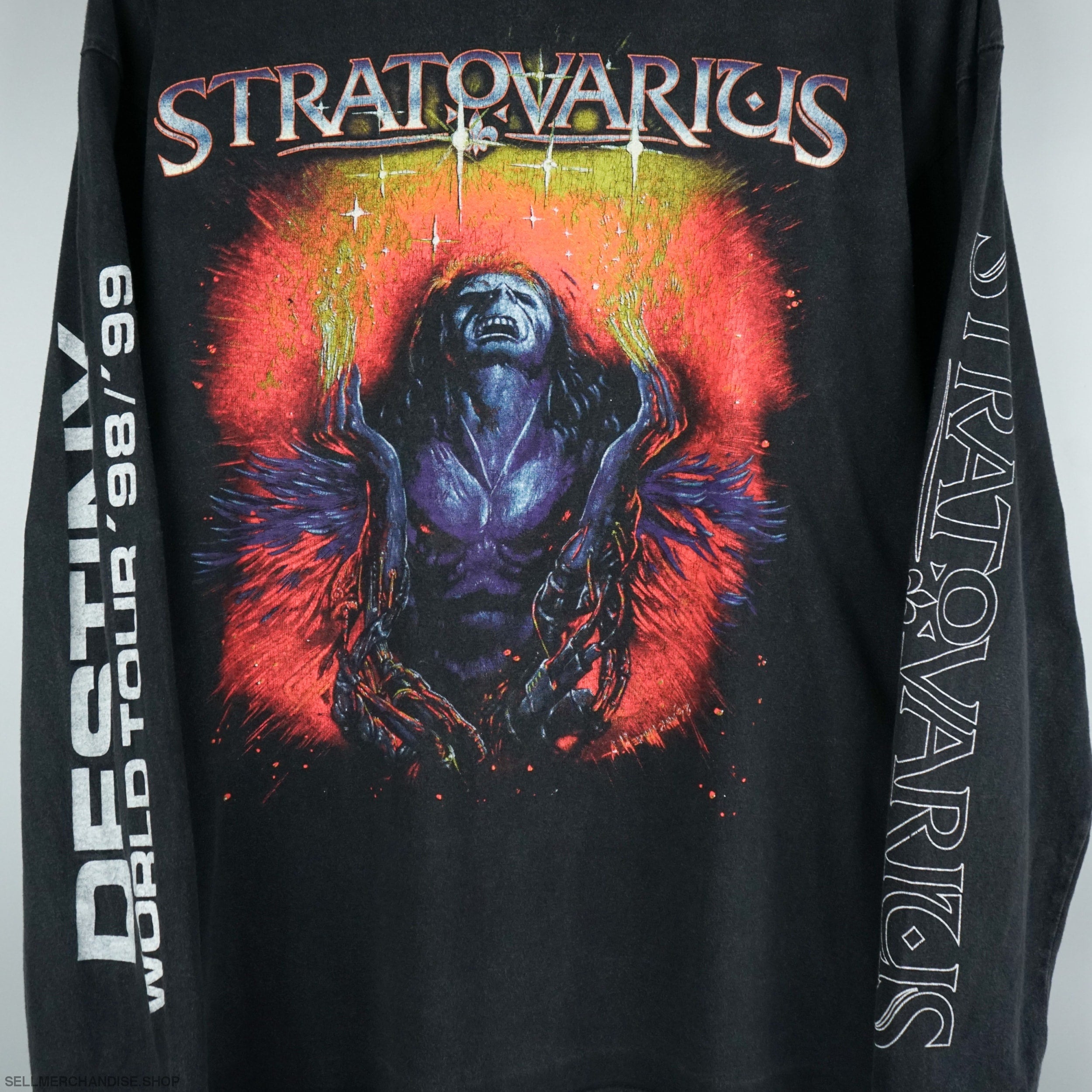 vintage 1999 Stratovarius t shirt 99 tour | SellMerchandise