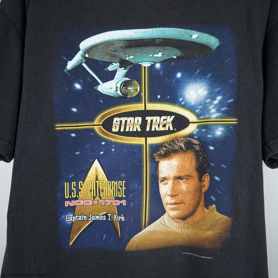 2000 Captain Kirk Star Trek t shirt