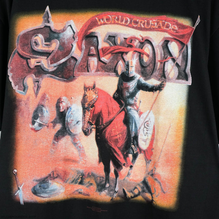 2000 Saxon Tour t shirt