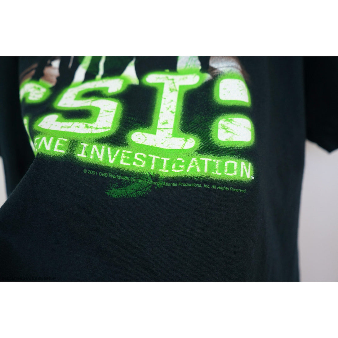 2001 Crime Scene Investigation t shirt