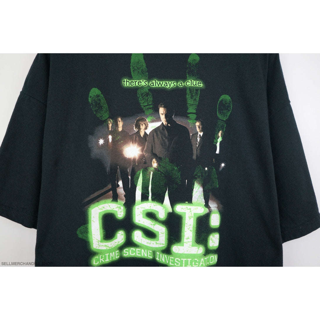 2001 Crime Scene Investigation t shirt
