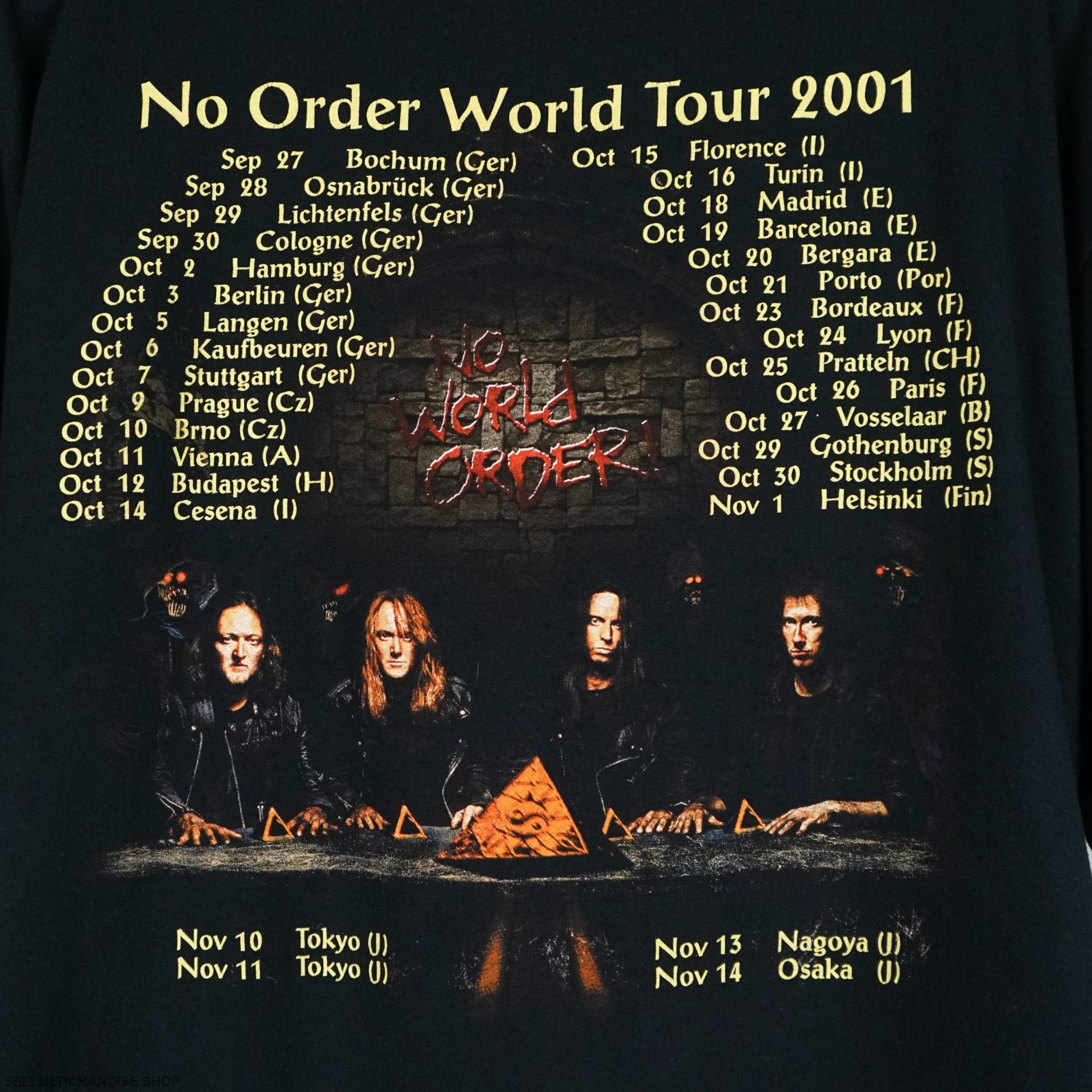 vintage 2001 Gamma Ray t-shirt Power Metal | SellMerchandise