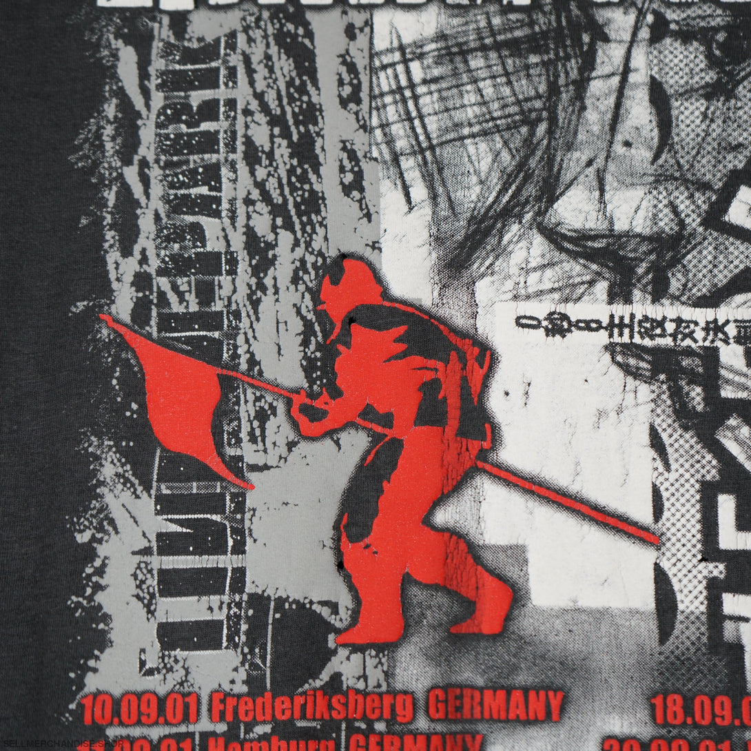Vintage 2001 Linkin Park Festival Tour t-shirt Hybrid Theory