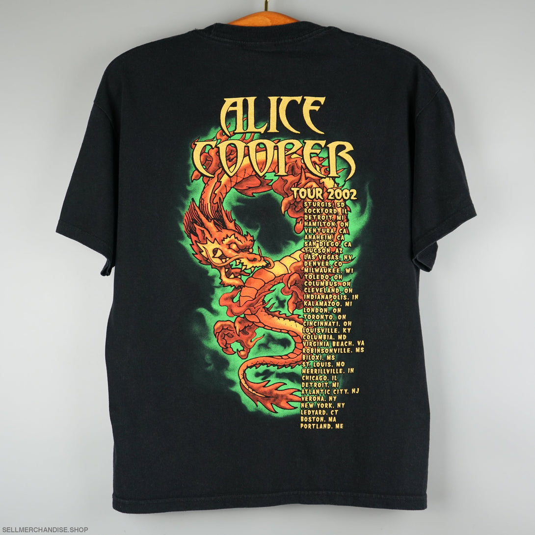 Vintage 2002 Alice Cooper tour t-shirt