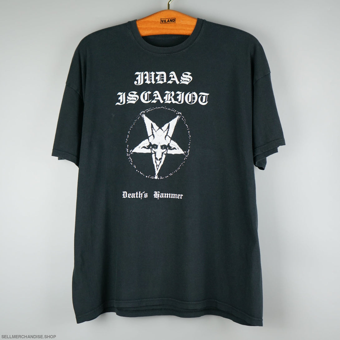 Vintage 2002 Judas Iscariot t-shirt Death's Hammer black metal